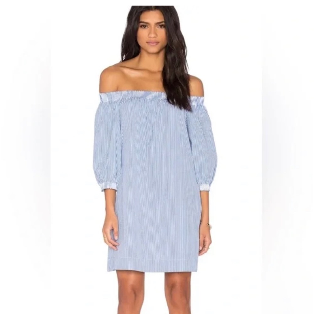 Trina Turk Blue and White dress